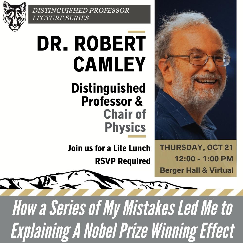 Distinguished Professor Dr. Bob Camley