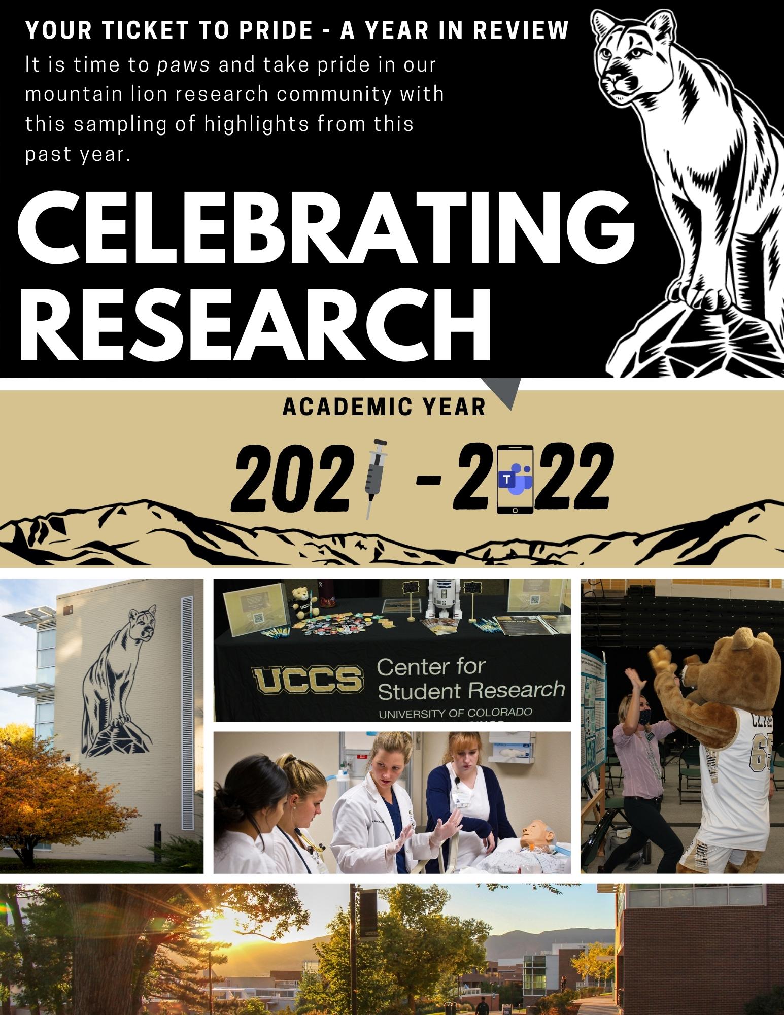 Celebrating Research Academic Year 2021 - 2022