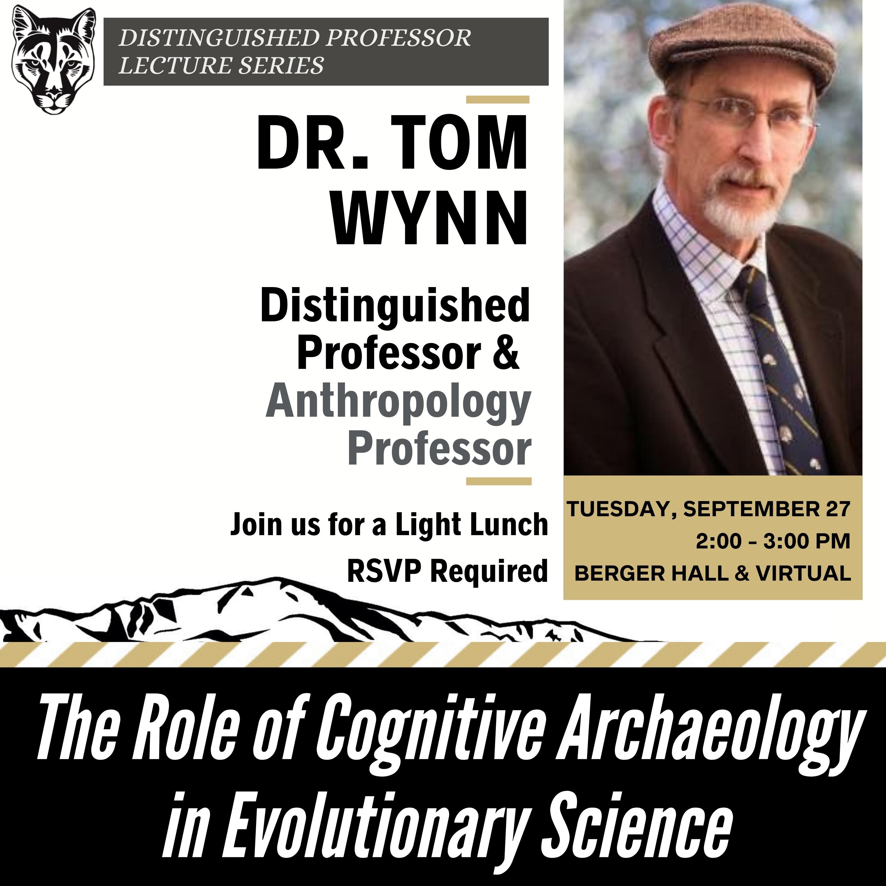 Photo of 2022 Distinguished Professor Lecture Series Thomas Wynn